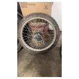 BRIDGESTONE 3.00-23 MX TIRE AND WHEEL
