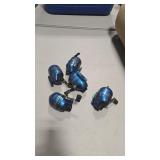 5 SHAKESPEARE PUSH BUTTON REELS