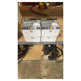 4 MOTION SENSOR SPIN LIGHTS 7' DIAMETER 830 LUMENS