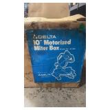 DELTA 10' MOTORIZED MITER SAW IN BOX