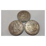 1884 - 1889 & 1890 O MORGAN DOLLARS
