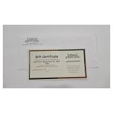 LA SALLE EQUINE CLINIC 'TUNE UP' CERTIFICATE $279