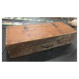 WOOD PRIMITIVE TOOL CHEST