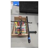 MINI CROSSBOW W/ BOLTS AND POLICE BATON