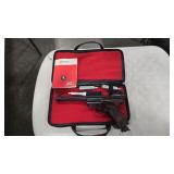 CROSMAN MARK I PELLET PISTOL WITH CASE