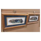 2 - GENE SCOTT ORIG PAINTED FEATHERS