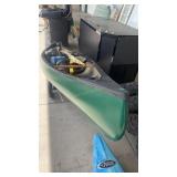OLD TOWN PACK ANGLER EDITION CANOE W/ CARRIER, OAR