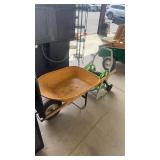 WHEEL BARROW AND HOSE REEL