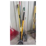 POST HOLE DIGGER, TAMPER, SHOVEL, RAKE AND MORE