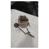 MUZZLE LOADER BALL AND ASSORTED BLACK POWDER HARDW
