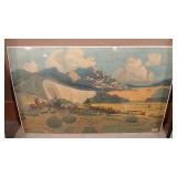 ROBERT WESLEY AMICK 'CATTLEDRIVE' PRINT