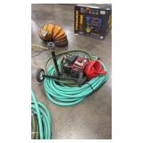 PREDATOR 79CC WATER PUMP W/ 1' HOSE LINE AND STAND