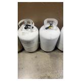 2- 35 LB PROPANE TANKS