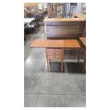 GUSTAV STICKLEY ANTQ  DROP LEAF SEWING TABLE