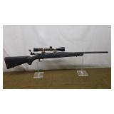 SAVAGE ARMS MODEL 11 .223 REM RIFLE W/ DEER SKIN