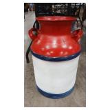 PAINTED MILK CAN