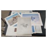 7 -  BILL RAINES SIGNED NUMBERED PRINTS