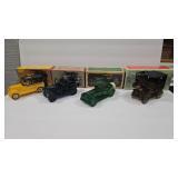 4 - AVON VEHICLE AFTERSHAVE DECANTERS - UNUSED
