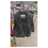 2 - LEATHER VESTS W/ PINS