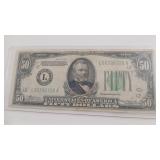 $50 1934 SERIES  - SAN FRANCISCO CALIFORNIA