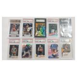 10 - GRADED SPORTS CARDS