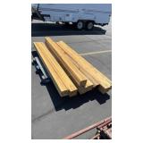 8- 6'X 6' X 8' WOOD BEAMS