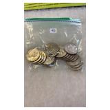BAG OF 20 EISENHOWER DOLLARS