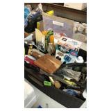BX W/ CUTTING BOARD, KNIVES, LIZARD CAM, SHEERS &