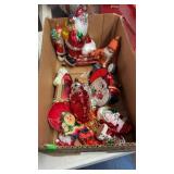 HAND BLOWN SANTA FROM DEPT 56, GERMANY & OTHER