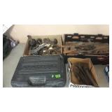 3BX OF MISC TOOLS, CRAFTSMAN CORDLESS DRILL W/