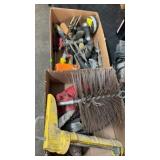 2BX W/ MISC TOOLS & CHIMNEY BRUSH