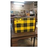 VINTAGE TARTAN INSULATED ICE CHEST
