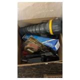 FLASHLIGHT, LIGHTED SCREWDRIVER & MISC