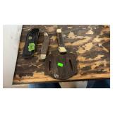BUCK FLOLDING KNIFE & SHEATH, 2 BLADE KNIFE