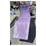 PURPLE CHAISE LOUNGE LAWN CHAIR