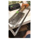 MEAT SAW & MEAT CLEAVER