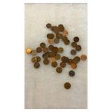 50 WHEAT PENNIES
