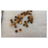 50 WHEAT PENNIES
