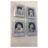 4 LEGENDS OF THE GAME BASEBALL CARDS