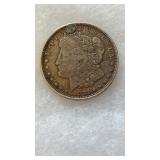 1921 MORGAN SILVER DOLLAR **BEEN DRILLED & REPAIR