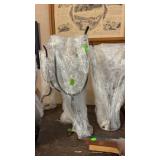 7 HORSE SHOE HAT RACKS
