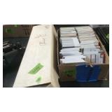 BX OF BASEBALL CARDS, BX OF BASKETBALL/FOOTBALL