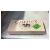 CAMILUS LOCKING BLADE KNIFE & SHEATH