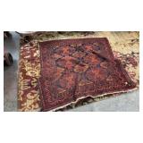 VERY NICE HAND MADE AREA CARPET 4FT6INX7FT8IN
