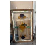 STAINED GLASS WINDOW PANE 28'X46.5'