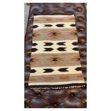 HAND WOVEN NAVAJO SADDLE BLANKET 21'X35'