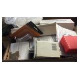 BX OF NEW DECOR -NIGHTLIGHTS, SEWING KIT & OFFICE