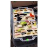 GROUP OF BASS & STEELHEAD FISHING FLIES
