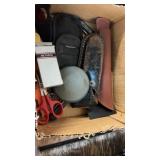 KNIFE SHEATH, SHARPENING STONE & MISC