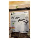 2PK LED COLOR CHANGING FLUSH MOUNT LIGHTS
